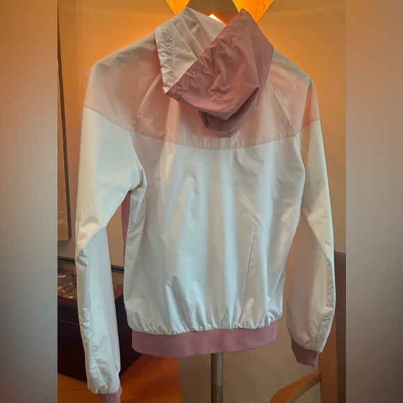 NIKE Womens Pink Windrunner Jacket - Picture 2 of 7